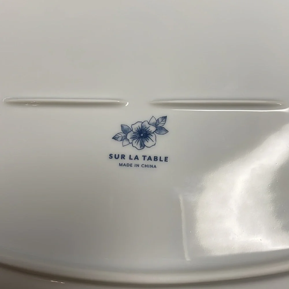 Sur La Table large ceramic platter